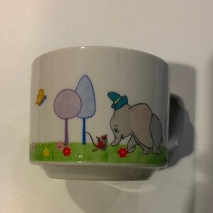 Children's Elephant Mug - White with Colorful Design